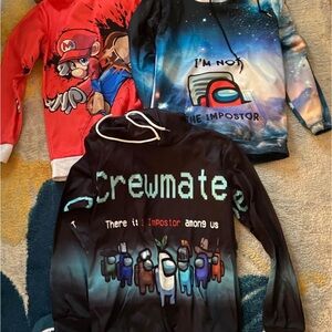 Crewmate Kids Hoodie - Black